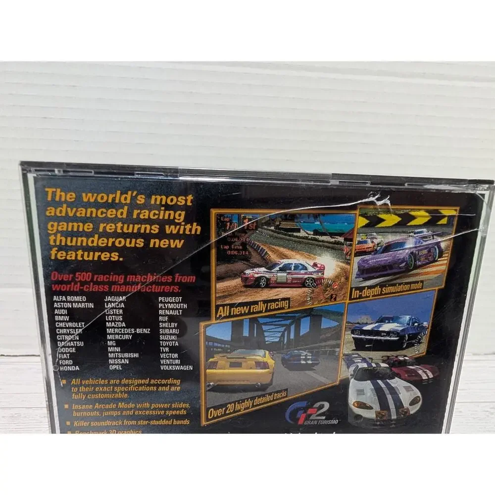 Gran Turismo 2 (CIB) - PS1 - Greatest Hits - Racing Driving - Works